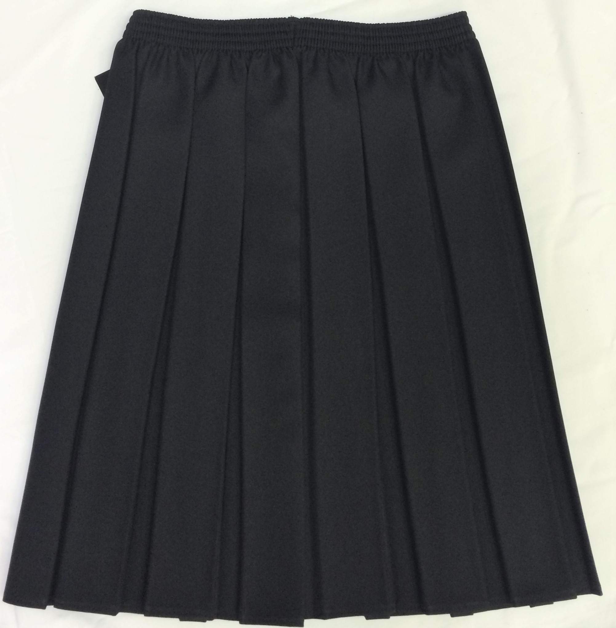 Nawal's Girls Box Skirt School Uniform Pleated Full Elasticated Waist